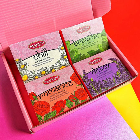 Aromatherapy Bath Bombs - Self Care Quad Pack