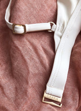 Aruba Front Tie Crop Top Bikini - Ivory