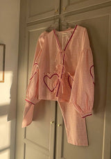 Jacket Astrid Pink-Checks