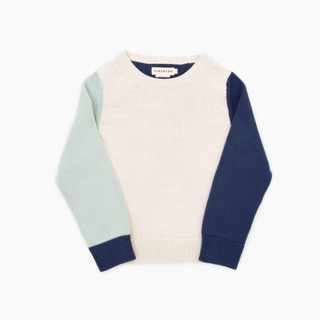 Asymmetric Colorblock Sweater