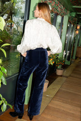 Pantalon Laurier velours marine