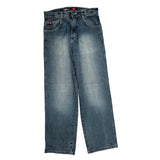 Southpole Wide Leg Jeans - 30W 30L Blue Denim