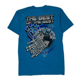 Cheer Athletics Worlds 2015 American Apparel Single Stitch T-Shirt - Medium Blue Cotton