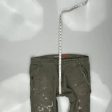 Dickies Carpenter Trousers - 38W 34L Green Cotton Blend