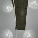 Wrangler Cargo Trousers - 38W 30L Green Cotton