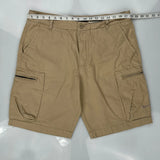 Nike Cargo Shorts - 35W 9L Khaki Cotton