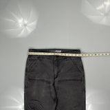 Carhartt Double Knee Carpenter Trousers - 34W 30L Grey Cotton