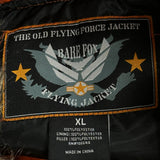Flight Bare Fox Bomber Jacket - XL Black Polyester