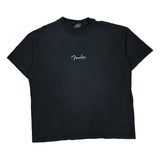 Single Stitch Telecaster Fender Graphic T-Shirt - 2XL Black Cotton