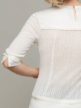 ALOE | Panelled 3/4 Sleeve Top