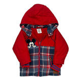Age 2 Disney Checked Jacket - 2XS Blue Polyester