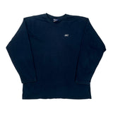 Reebok Long Sleeve T-Shirt - 2XL Navy Cotton