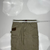 Wrangler Cargo Pants - 36W 31L Khaki Cotton