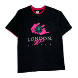 200Th Anniversary Fruit Of The Loom Single Stitch T-Shirt - Large Pink Cotton