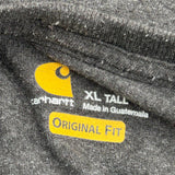 Carhartt Long Sleeve T-Shirt - XL Grey Cotton