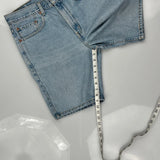 Levis Denim Shorts - 31W 10L Light Wash Cotton
