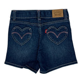 Age 6-7 Levis Denim Shorts - Mediumw 3L Blue Cotton Blend