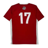 Bedford Bulldogs Adidas Football Shirt - Medium Red Polyester