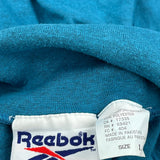 Reebok Long Sleeve T-Shirt - Large Blue Cotton