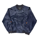Unbranded Bomber Jacket - Large Navy Silk