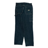 Wrangler Carpenter Pants - 32W 34L Dark Wash Cotton