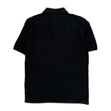 Kappa Polo Shirt - Large Black Cotton