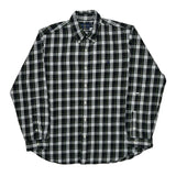 Performance Flannel Ralph Lauren Checked Flannel Shirt - 2XL Green Cotton