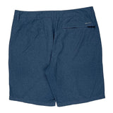 Quiksilver Shorts - 34W 9L Blue Polyester