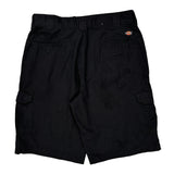 Dickies Cargo Shorts - 36W 10L Black Cotton