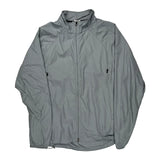 Nike Windbreaker - Large Grey Polyester