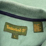 Timberland Polo Shirt - Large Green Cotton