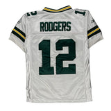 Green Bay Packers, Age 10-12 Reebok Nfl Football Jersey - Medium Green Polyester