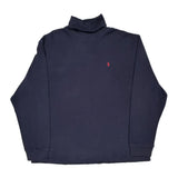 Polo By Ralph Lauren Long Sleeve T-Shirt - 2XL Navy Cotton