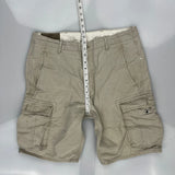 Levis Cargo Shorts - 34W 11L Beige Cotton