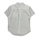 Tommy Hilfiger Short Sleeve Shirt - Large White Linen