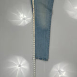 501 Levis Jeans - 30W 27L Light Wash Cotton