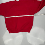 Gildan Blank Sweatshirt - Large Red Cotton