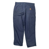 Carhartt Cargo Trousers - 34W 30L Blue Cotton