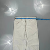 Unbranded Carpenter Trousers - 31W 30L White Cotton
