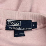 Polo By Ralph Lauren Polo Shirt - Large Pink Cotton