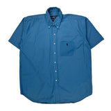 Blake Ralph Lauren Short Sleeve Shirt - 2XL Blue Cotton