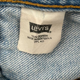 Levis 501 Jeans - 32W 29L Light Wash Cotton