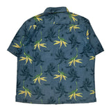 Croft & Barrow Floral Hawaiian Shirt - XL Blue Cotton