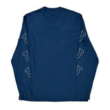 True Religion Long Sleeve T-Shirt - XL Blue Cotton