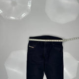 Diesel Slim Fit Jeans - 28W 30L Dark Wash Cotton