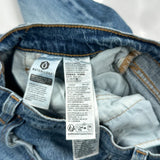 501 Levis Jeans - 30W 28L Blue Cotton