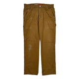 Dickies Carpenter Pants - 34W 32L Brown Cotton