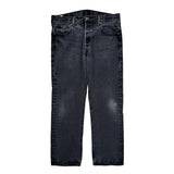 Levis Jeans - 34W 30L Black Cotton