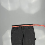 Carhartt Double Knee Carpenter Trousers - 34W 30L Grey Cotton