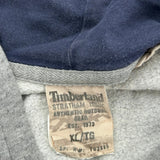 Timberland Spellout Hoodie - XL Grey Cotton